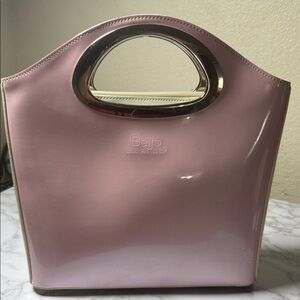 Beijo Glossy Pink Tote Bag